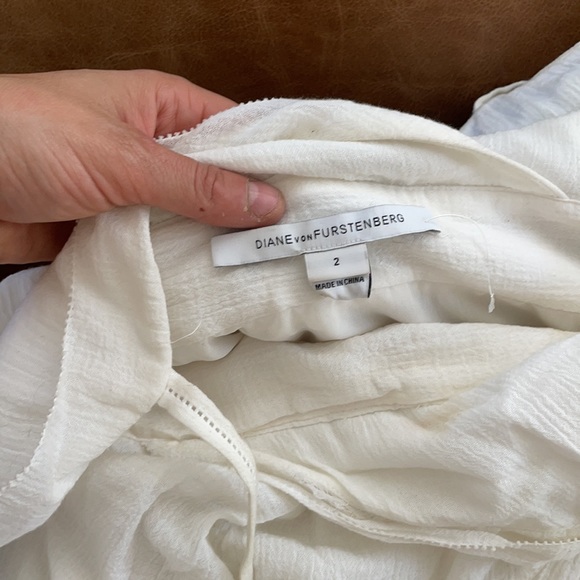 DVF white dress - Picture 3 of 4